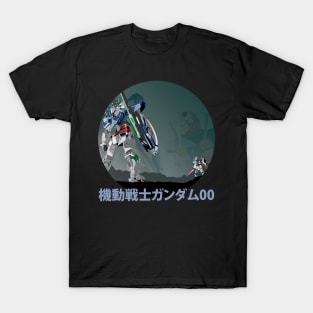 Exia vs 0 Gundam T-Shirt